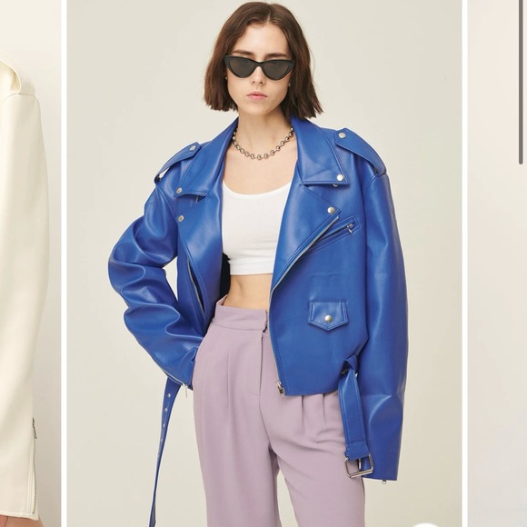 Storets Emma Pleather Rider Jacket Biker Style - Picture 7 of 7